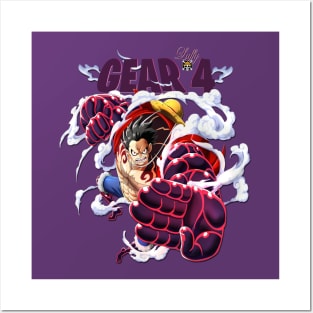 Luffy GEAR 4 Posters and Art